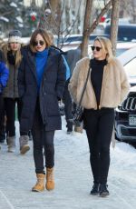 DAKOTA JOHNSON Out and About in Aspen 12/30/2015