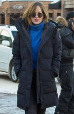 DAKOTA JOHNSON Out and About in Aspen 12/30/2015