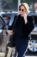 DAKOTA JOHNSON Out and About in Larchmont Village 12/01/2015