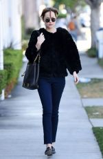 DAKOTA JOHNSON Out and About in Larchmont Village 12/01/2015