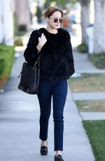 DAKOTA JOHNSON Out and About in Larchmont Village 12/01/2015