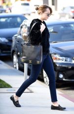 DAKOTA JOHNSON Out and About in Larchmont Village 12/01/2015