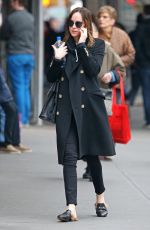 DAKOTA JOHNSON Out and About in New York 12/14/2015