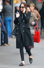 DAKOTA JOHNSON Out and About in New York 12/14/2015