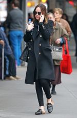 DAKOTA JOHNSON Out and About in New York 12/14/2015