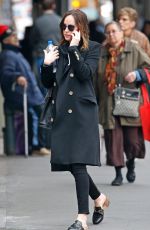 DAKOTA JOHNSON Out and About in New York 12/14/2015