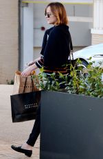 DAKOTA JOHNSON Shopping at Barneys New York in Beverly Hills 12/03/2015