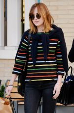 DAKOTA JOHNSON Shopping at Barneys New York in Beverly Hills 12/03/2015