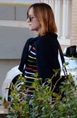 DAKOTA JOHNSON Shopping at Barneys New York in Beverly Hills 12/03/2015