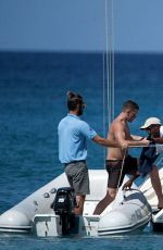 DANIELLE LLOYD in Bikini at a Boat in Barbados 12/16/2015