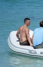 DANIELLE LLOYD in Bikini at a Boat in Barbados 12/16/2015