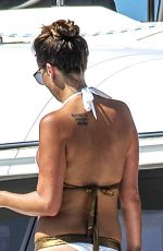 DANIELLE LLOYD in Bikini at a Boat in Barbados 12/16/2015