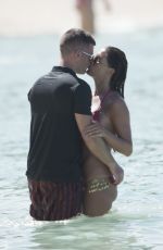 DANIELLE LLOYD in Bikini on the Beach in Barbados 12/14/2015