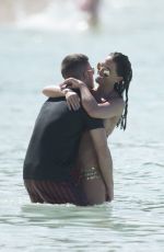 DANIELLE LLOYD in Bikini on the Beach in Barbados 12/14/2015