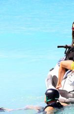 DANILLE LLOYD in Yellow Bikini at a Beach in Barbados 12/14/2015