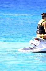 DANILLE LLOYD in Yellow Bikini at a Beach in Barbados 12/14/2015