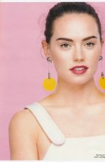DAOSY RIDLEY in Glamour Madgazine, UK January 2016 Issue