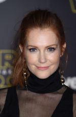 DARBY STANCHFIELD at Star Wars: Episode VII – The Force Awakens Premiere in Hollywood 12/14/2015