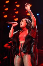 DEMI LOVATO at Jingle Ball 2015 in Dallas 12/01/2015