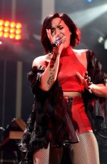 DEMI LOVATO at Jingle Ball 2015 in Dallas 12/01/2015