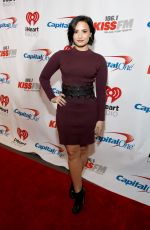 DEMI LOVATO at Jingle Ball 2015 in Dallas 12/01/2015