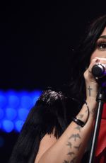 DEMI LOVATO at Jingle Ball 2015 in Dallas 12/01/2015