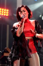 DEMI LOVATO at Jingle Ball 2015 in Dallas 12/01/2015