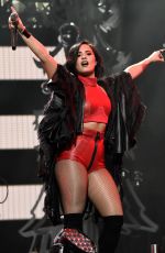 DEMI LOVATO at Jingle Ball 2015 in Dallas 12/01/2015