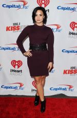 DEMI LOVATO at Jingle Ball 2015 in Dallas 12/01/2015