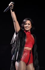 DEMI LOVATO at Jingle Ball 2015 in Dallas 12/01/2015