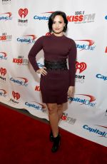 DEMI LOVATO at Jingle Ball 2015 in Dallas 12/01/2015