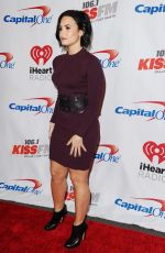 DEMI LOVATO at Jingle Ball 2015 in Dallas 12/01/2015
