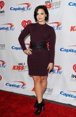 DEMI LOVATO at Jingle Ball 2015 in Dallas 12/01/2015