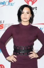 DEMI LOVATO at Jingle Ball 2015 in Dallas 12/01/2015