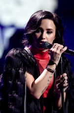 DEMI LOVATO at Jingle Ball 2015 in Dallas 12/01/2015