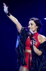 DEMI LOVATO at Jingle Ball 2015 in Dallas 12/01/2015