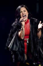 DEMI LOVATO at Jingle Ball 2015 in Dallas 12/01/2015