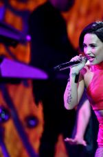 DEMI LOVATO at Jingle Ball 2015 in Dallas 12/01/2015