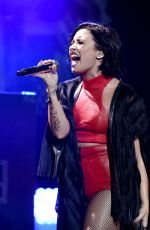 DEMI LOVATO at Jingle Ball 2015 in Dallas 12/01/2015
