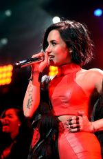 DEMI LOVATO at Jingle Ball 2015 in Dallas 12/01/2015