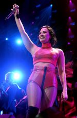 DEMI LOVATO at Jingle Ball 2015 in Dallas 12/01/2015