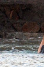 DEMI LOVATO in Swimsuit in St. Barts 12/17/2015