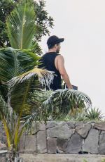 DEMI LOVATO in Swimsuit in St. Barts 12/17/2015