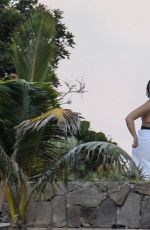 DEMI LOVATO in Swimsuit in St. Barts 12/17/2015