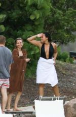 DEMI LOVATO in Swimsuit in St. Barts 12/17/2015