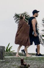 DEMI LOVATO in Swimsuit in St. Barts 12/17/2015
