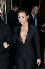 DEMI LOVATO Leaves Hew Hotel in New York 12/11/2015