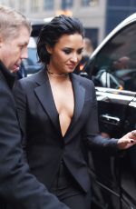 DEMI LOVATO Leaves Hew Hotel in New York 12/11/2015