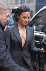 DEMI LOVATO Leaves Hew Hotel in New York 12/11/2015