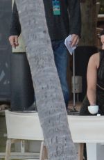 DEMI LOVATON at VS Swim Special Soundcheck in St. Barts 12/15/2015